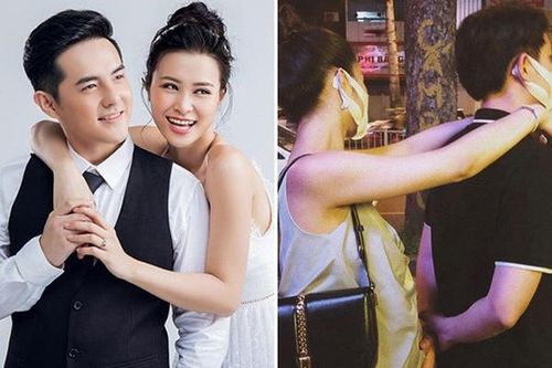 Đứng nói chuyện cùng bạn, Ông Cao Thắng vẫn có cử chỉ yêu thương với vợ bầu