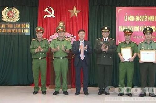 Phá nhanh vụ trọng án, Công an huyện Di Linh được thưởng 'nóng'