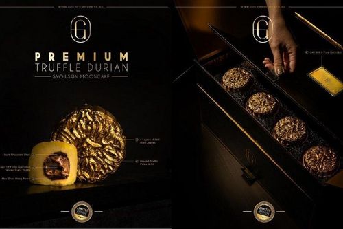 Soi giá bánh Trung thu dát vàng trên thế giới