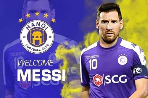 'Fan cuồng' mời gọi Messi khoác áo... Hà Nội FC