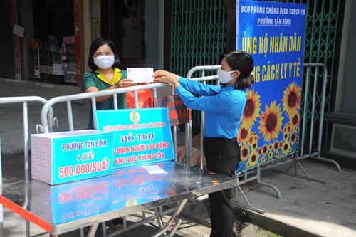 Hỗ trợ công nhân lao động gặp khó khăn và khu vực bị cách ly