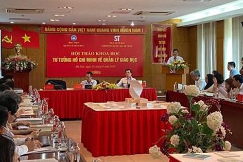 Hội thảo khoa học 'Tư tưởng Hồ Chí Minh về quản lý giáo dục'