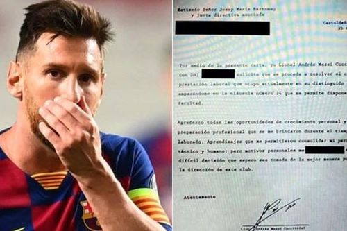 Lộ nội dung 'mật thư' phũ phàng của Messi gửi đến Barcelona