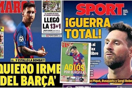 Phản ứng lạ của phòng thay đồ Barca khi Messi đòi ra đi