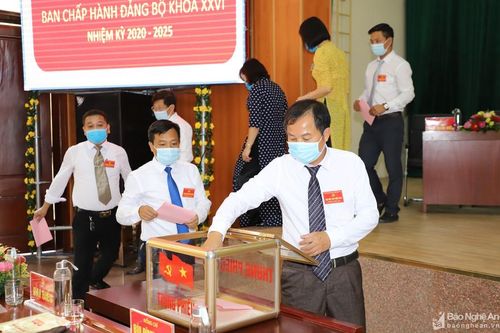 Danh sách Ban chấp hành, Ban Thường vụ Đảng ủy Trường ĐH Sư phạm kỹ thuật Vinh nhiệm kỳ 2020 - 2025
