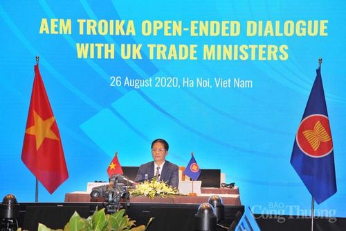 ASEAN - Vương quốc Anh cam kết ủng hộ theo đuổi mục tiêu thương mại tự do