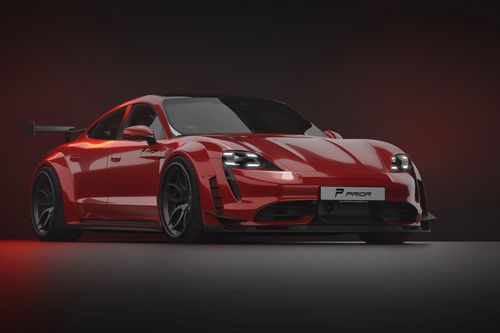 Mẫu xe điện thể thao Porsche Taycan có phiên bản độ ngoại thất thể thao thân rộng