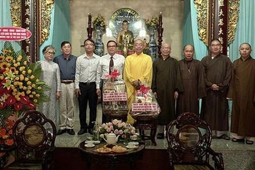 Bình Thuận: Thăm Ban Trị sự Phật giáo tỉnh nhân dịp Đại lễ Vu lan 2020