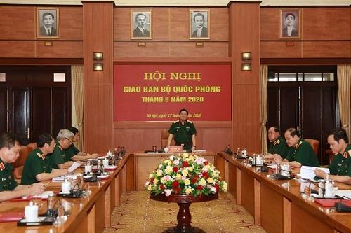 Đánh giá kết quả thực hiện nhiệm vụ quân sự quốc phòng tháng 8/2020