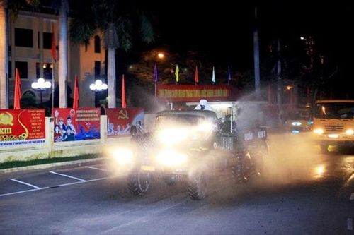 Hải Phòng: Triển khai việc phun khử trùng diện rộng tại quận Đồ Sơn