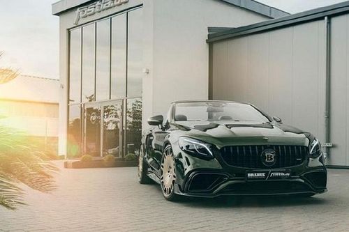 Ngắm Mercedes-AMG S63 Cabrio màu độc Olea-Green và 'giày Maybach'