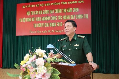 Kết quả tích cực từ Hội thi cán bộ giảng dạy chính trị năm 2020 của BĐBP Thanh Hóa