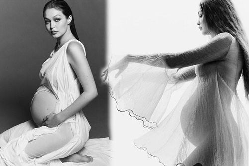 Bà bầu Gigi Hadid tung bộ ảnh xuyên thấu gợi cảm hút triệu lượt 'thả tim'