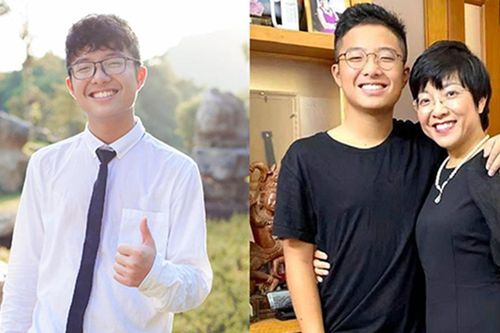 Con trai Công Lý - Thảo Vân điển trai, 15 tuổi cao 1m70