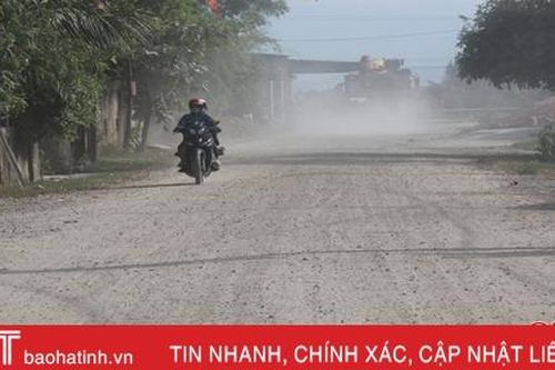 Tuyến đường xấu nhất Lộc Hà sắp được 'thay áo mới'