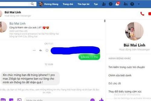 Thiếu nữ bị lừa vì 'quà tặng bất ngờ' từ facebook của 'ca sĩ nổi tiếng'