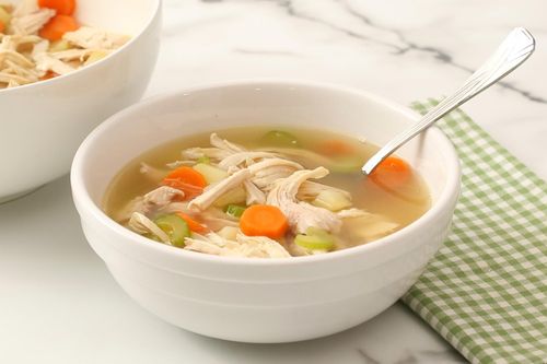 Công thức nấu súp gà rau củ