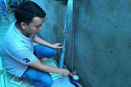 Chỉ số đồng hồ nước một hộ dân tăng bất thường gần 2.000m3/tháng