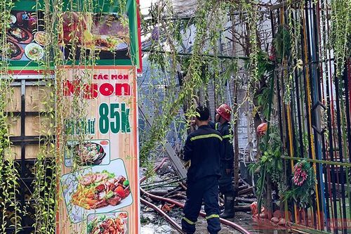 Cháy nhà hàng tiệc cưới tại TP Hồ Chí Minh