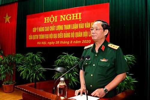 Góp ý nâng cao chất lượng tham luận vào văn kiện của Quân ủy Trung ương