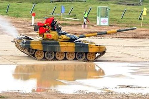 Sau 2 lượt đấu vòng loại, Đội tuyển Xe tăng QĐND Việt Nam tạm xếp thứ 2 bảng 2