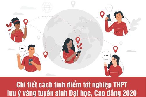 Chi tiết cách tính điểm tốt nghiệp, lưu ý những điều này để trúng tuyển ĐH,CĐ