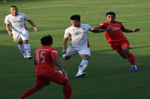 U22 Việt Nam hòa CLB Viettel trong trận giao hữu cuối cùng