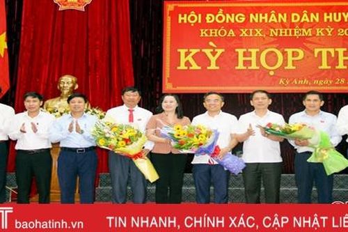 Ông Nguyễn Tiến Hùng được bầu giữ chức Chủ tịch UBND huyện Kỳ Anh