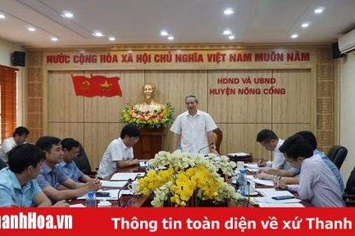 Giám sát kết quả thực hiện chính sách pháp luật về bảo vệ môi trường tại Nông Cống