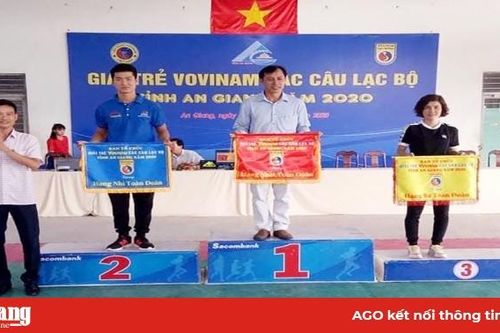 Thoại Sơn xuất sắc đoạt hạng nhất toàn đoàn Giải trẻ vovinam các câu lạc bộ tỉnh An Giang năm 2020