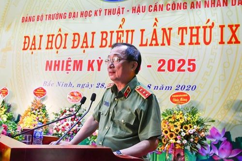 Đại hội đại biểu Đảng bộ trường Đại học Kỹ thuật-Hậu cần CAND nhiệm kỳ 2020-2025