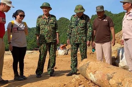 Quảng Bình hủy nổ quả bom nặng hơn 450kg