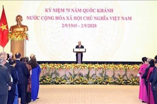 Thủ tướng Nguyễn Xuân Phúc chủ trì Lễ kỷ niệm 75 năm Quốc khánh