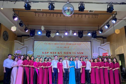 Sở Tư pháp tỉnh Lào Cai kỷ niệm 75 năm Ngày truyền thống Ngành Tư pháp