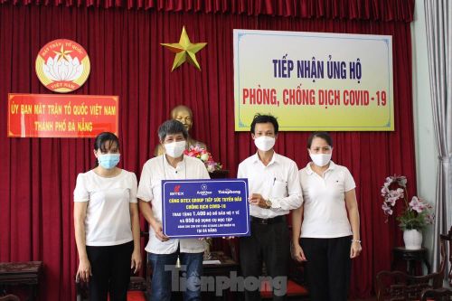 Báo Tiền Phong cùng doanh nghiệp tiếp sức Đà Nẵng, Quảng Nam chống dịch