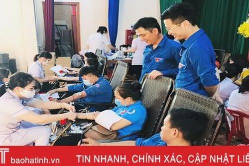 Bổ sung hơn 200 đơn vị máu vào ngân hàng máu ở Hà Tĩnh