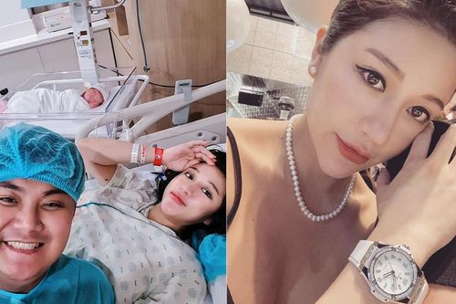 Hotgirl Vân Navy khoe ảnh ôm 'cục nợ' nhưng dân tình chỉ chú ý đến nhan sắc của 'bà mẹ bỉm sữa'