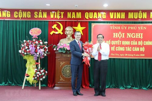 Ông Phạm Đại Dương giữ chức Bí thư Tỉnh ủy Phú Yên nhiệm kỳ 2015-2020
