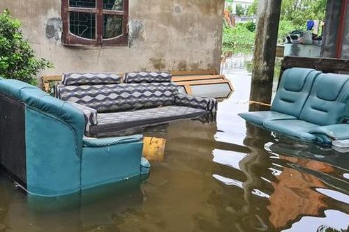 Hàng chục hộ dân ở Hải Phòng khốn khổ vì hễ mưa là ngập lụt