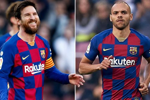 'Chân gỗ' Braithwaite yêu sách, đòi mặc áo số 10 của Messi