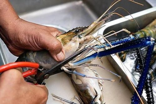 Làm tôm càng xanh cỡ lớn nướng muối ớt