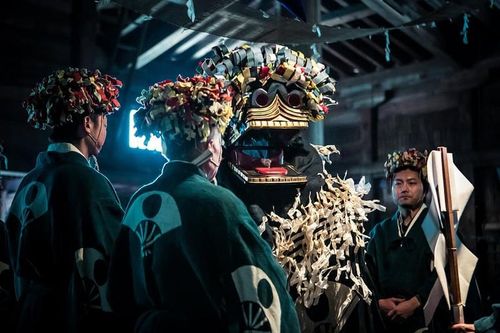 Khoảnh khắc ít thấy về lễ cầu may lâu đời tại Nhật Bản