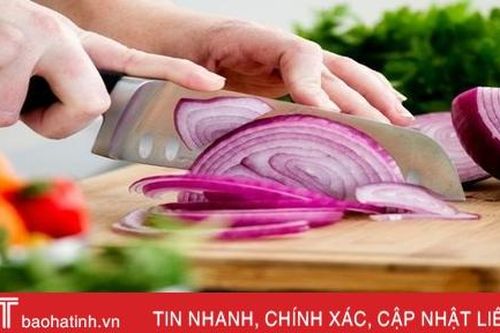 8 tuyệt chiêu giúp bạn thái hành không lo cay xè mắt