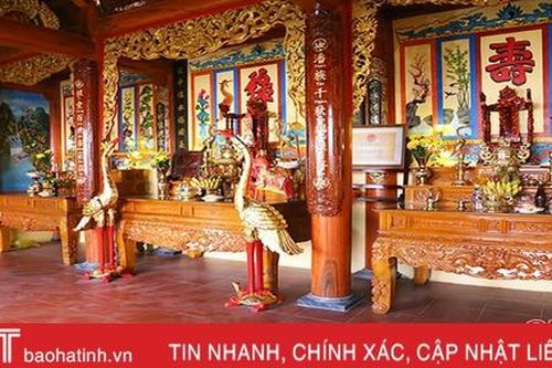 Huy động hơn 730 triệu đồng trùng tu di tích lịch sử văn hóa cấp tỉnh nhà thờ Phan Đình Bút