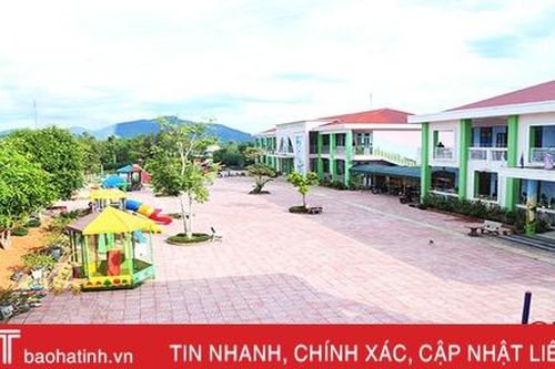 Các trường miền núi Kỳ Anh không còn nỗi lo mượn hội quán thôn dạy học trong năm học mới
