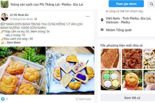 Hội LHPN phường lập 'chợ' facebook hỗ trợ chị em bán hàng mùa dịch
