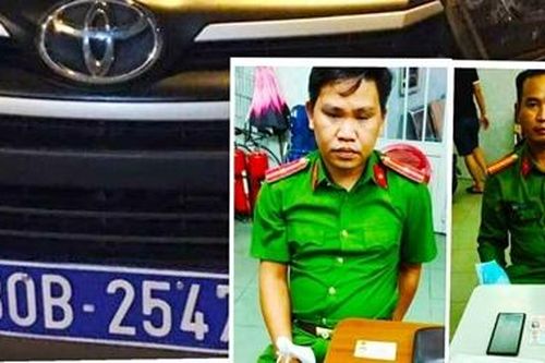 Giả danh Cục CSHS, đi xe biển xanh đến nhà đọc lệnh bắt, khám xét