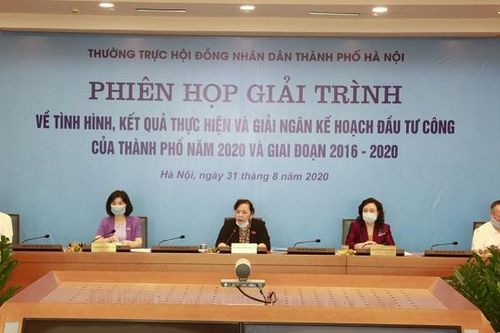 Hà Nội: Phiên giải trình về thực hiện kế hoạch đầu tư công năm 2020 và giai đoạn 2016-2020