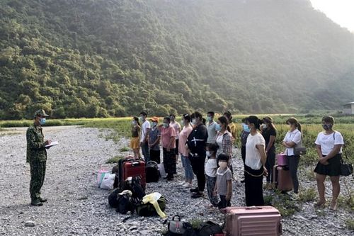 Đồn Biên phòng Quang Long tiếp tục phát hiện 20 công dân nhập cảnh trái phép