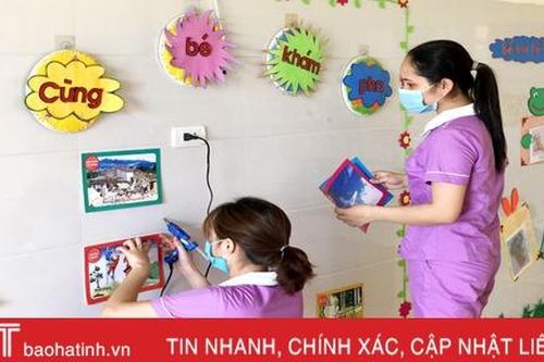 Trường lớp khang trang, sạch đẹp đón học sinh Hà Tĩnh tựu trường